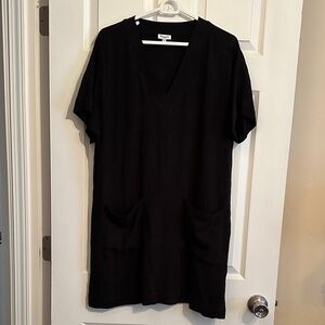 Splendid Charcoal V-Neck Dress